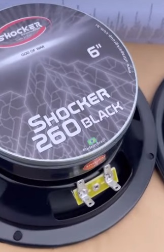 Alto Falante 6x9 Shocker Black 260 rms Médio Trio Goiano 1 alto falante 6 pol shocker black 260 rms medio trio goiano 2