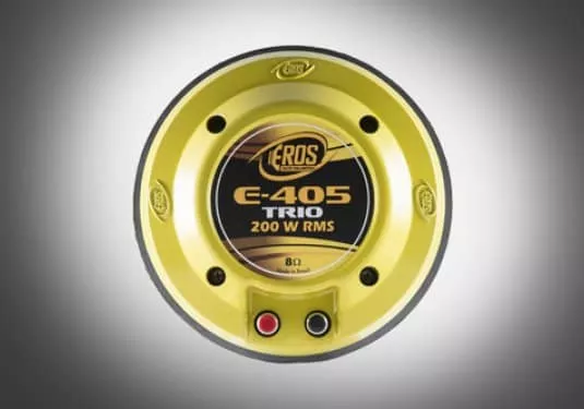 Driver Eros E-405 Trio 200 rms 4 fenólico 8 ohms 4