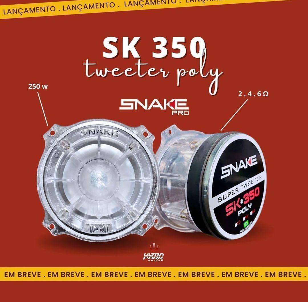 super tweeter snake poly sk 350 250 rms 2 4 e 6 ohms