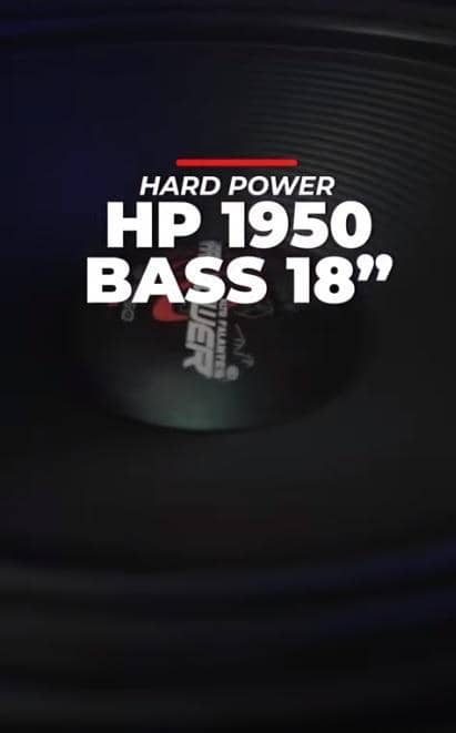alto falante hard power hp 1950 bass 18 polegadas