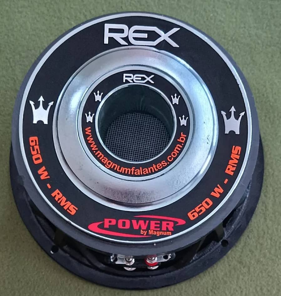 alto falante medio rex power rp 650 rms 8 polegadas 2