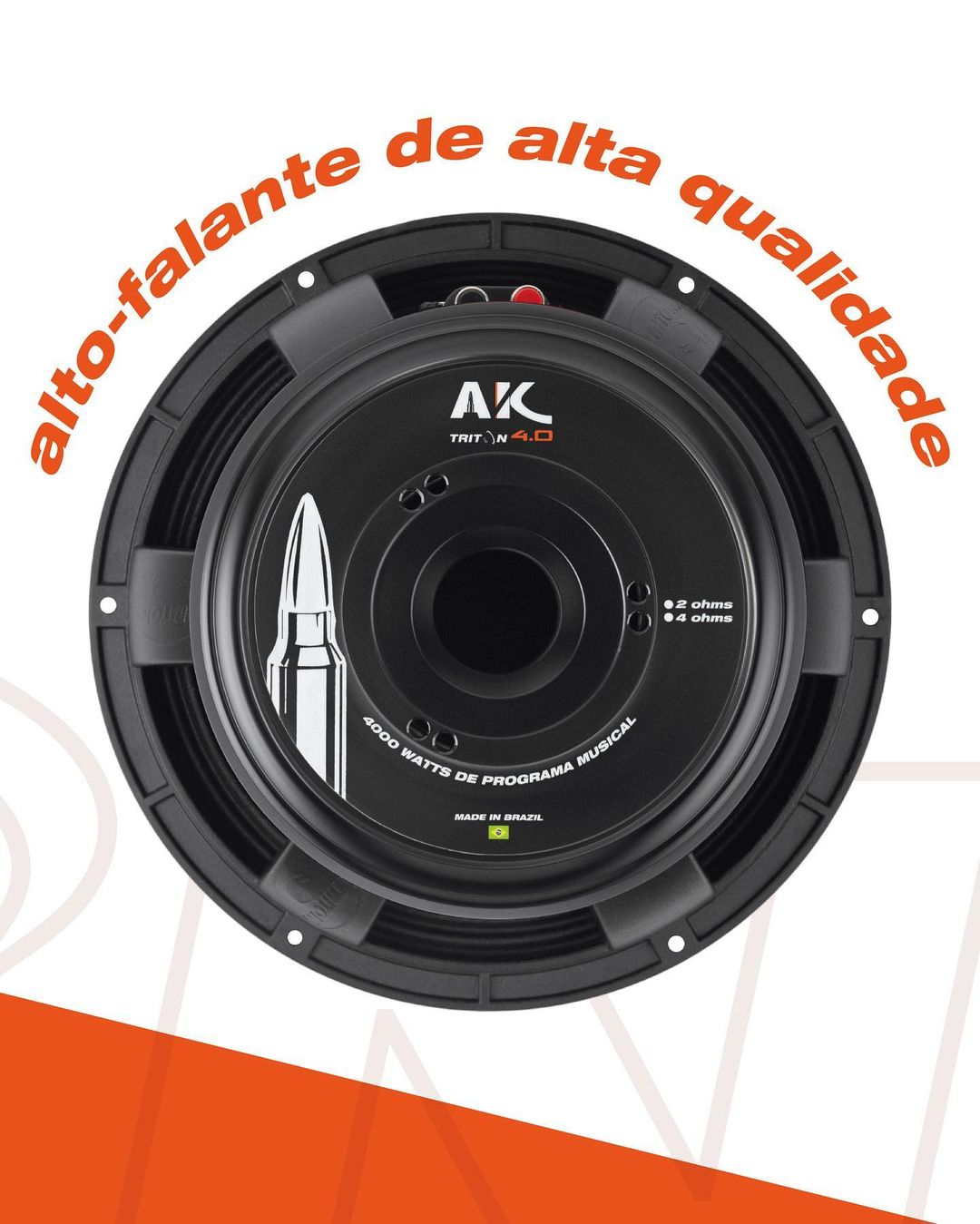 alto falante triton ak 4 0 2000 rms 12 polegadas woofer 5 1