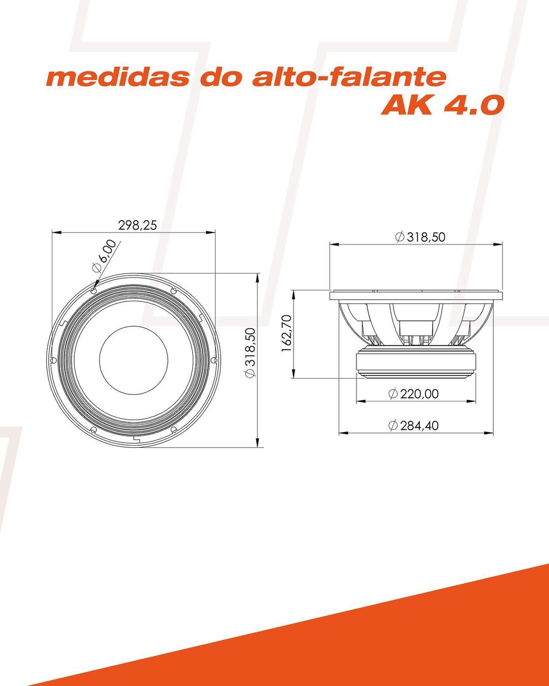 alto falante triton ak 4 0 2000 rms 12 polegadas woofer 6
