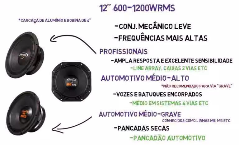 Qual Melhor alto falante de 12 polegadas | Como escolher?