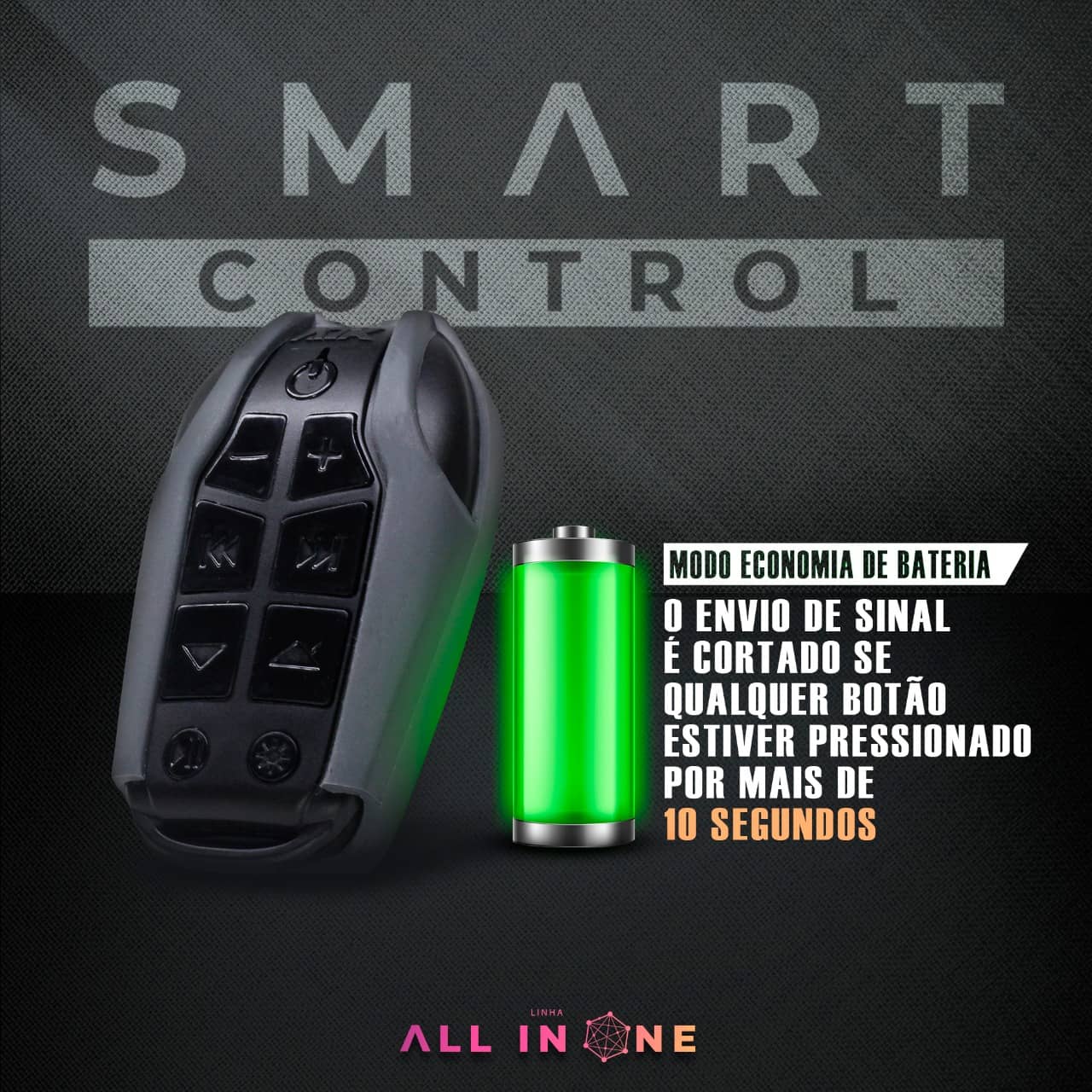 Kit Smart Control Ajk Voltímetro + Strobo + Controle Longa Distância 17