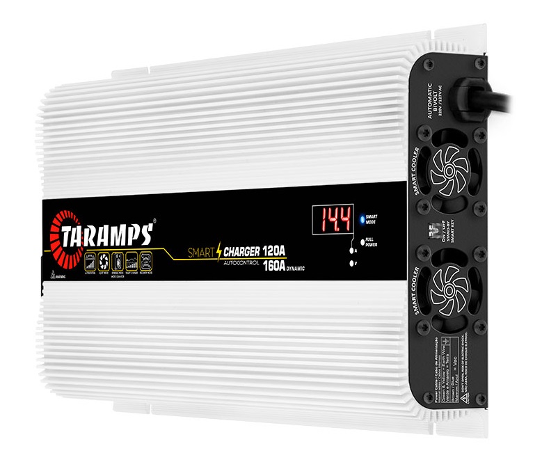 fonte automotiva taramps smart charger 120a 160a dinamico 12v 3