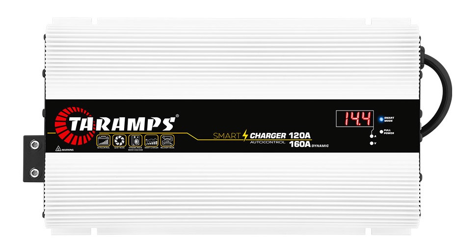 fonte automotiva taramps smart charger 120a 160a dinamico 12v