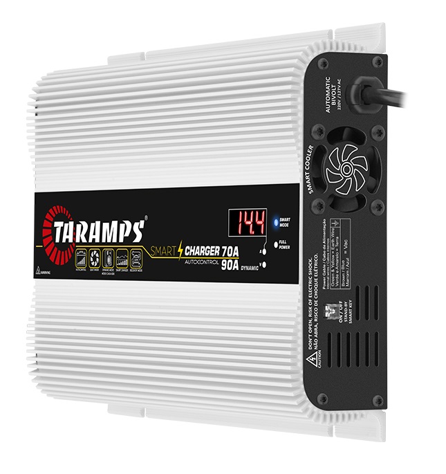 fonte automotiva taramps smart charger 70a 90a dinamicos 3