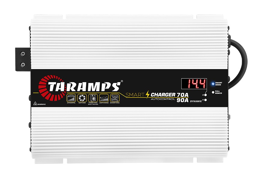 fonte automotiva taramps smart charger 70a 90a dinamicos