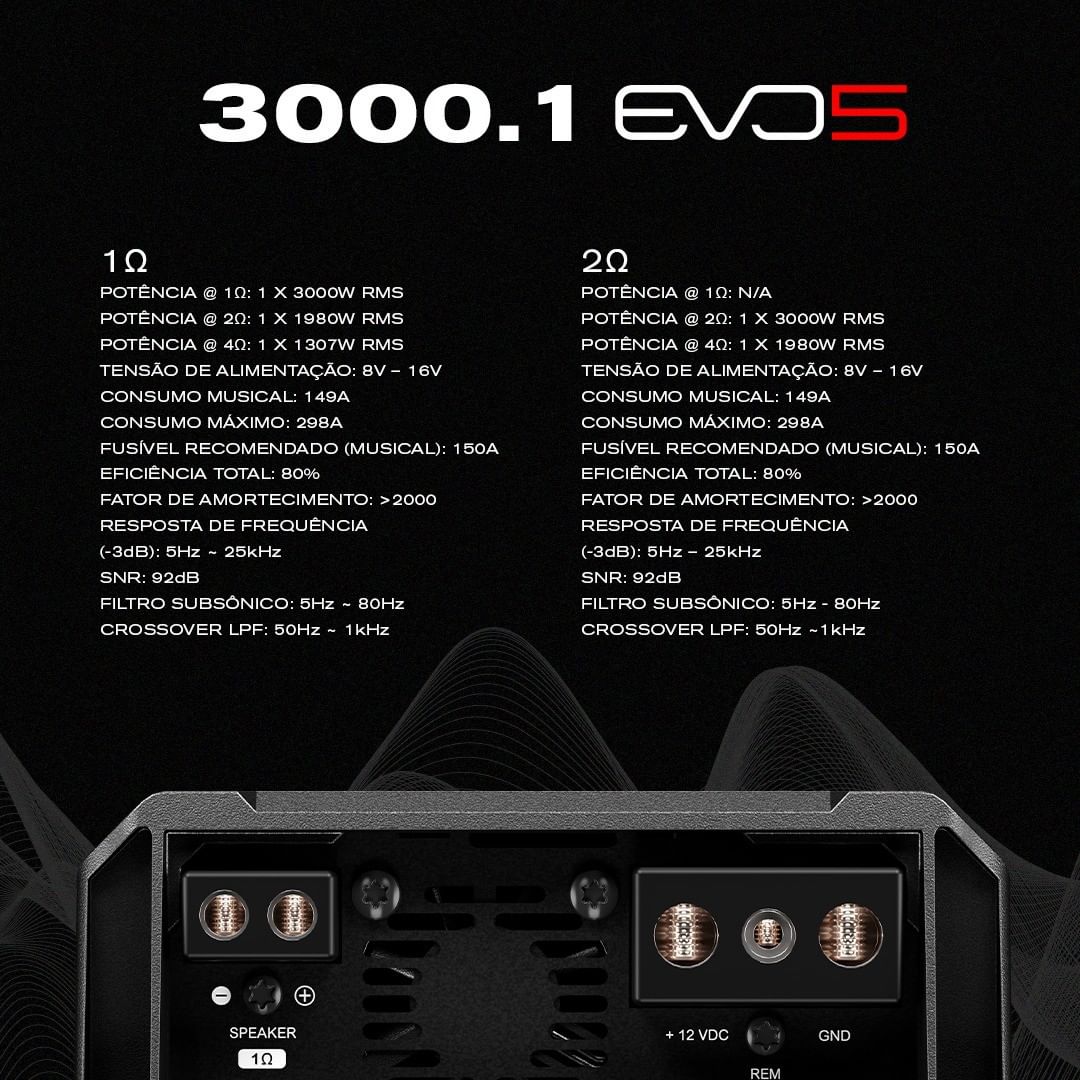 modulo amplificador soundigital 3000 1 evo5 3000 rms 1 canal 3