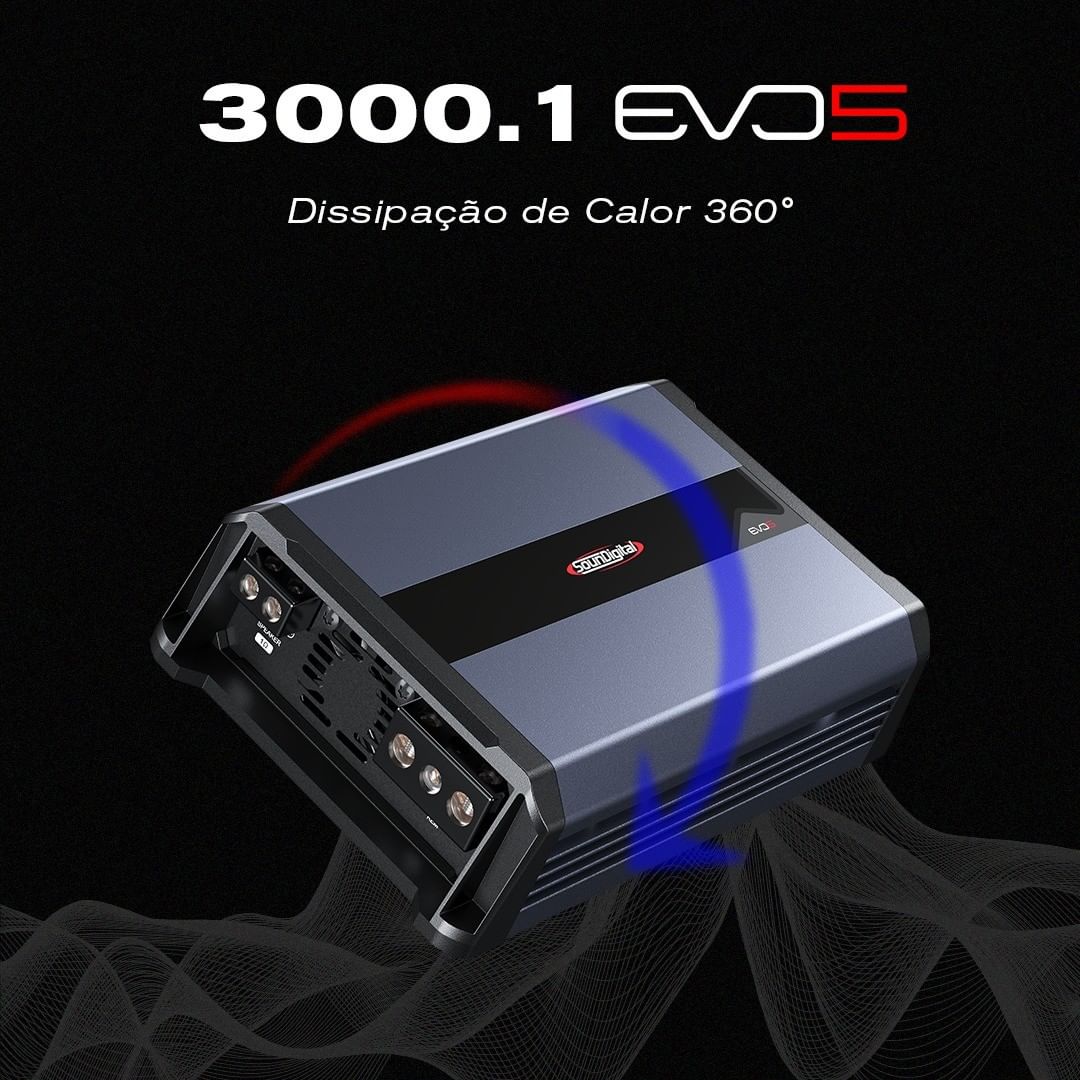 modulo amplificador soundigital 3000 1 evo5 3000 rms 1 canal 4