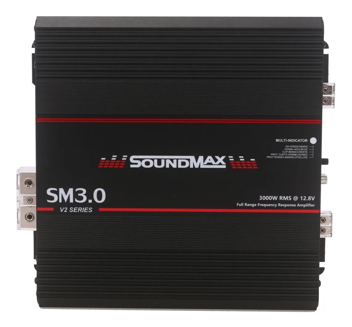modulo amplificador soundmax sm3 0 3000 rms 1 canal v2 12v