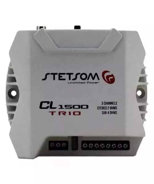 Módulo Amplificador Stetsom CL1500 Trio 460 rms 3 Canais 3 Módulo Amplificador Stetsom CL1500 Trio 460 rms 3 Canais 3