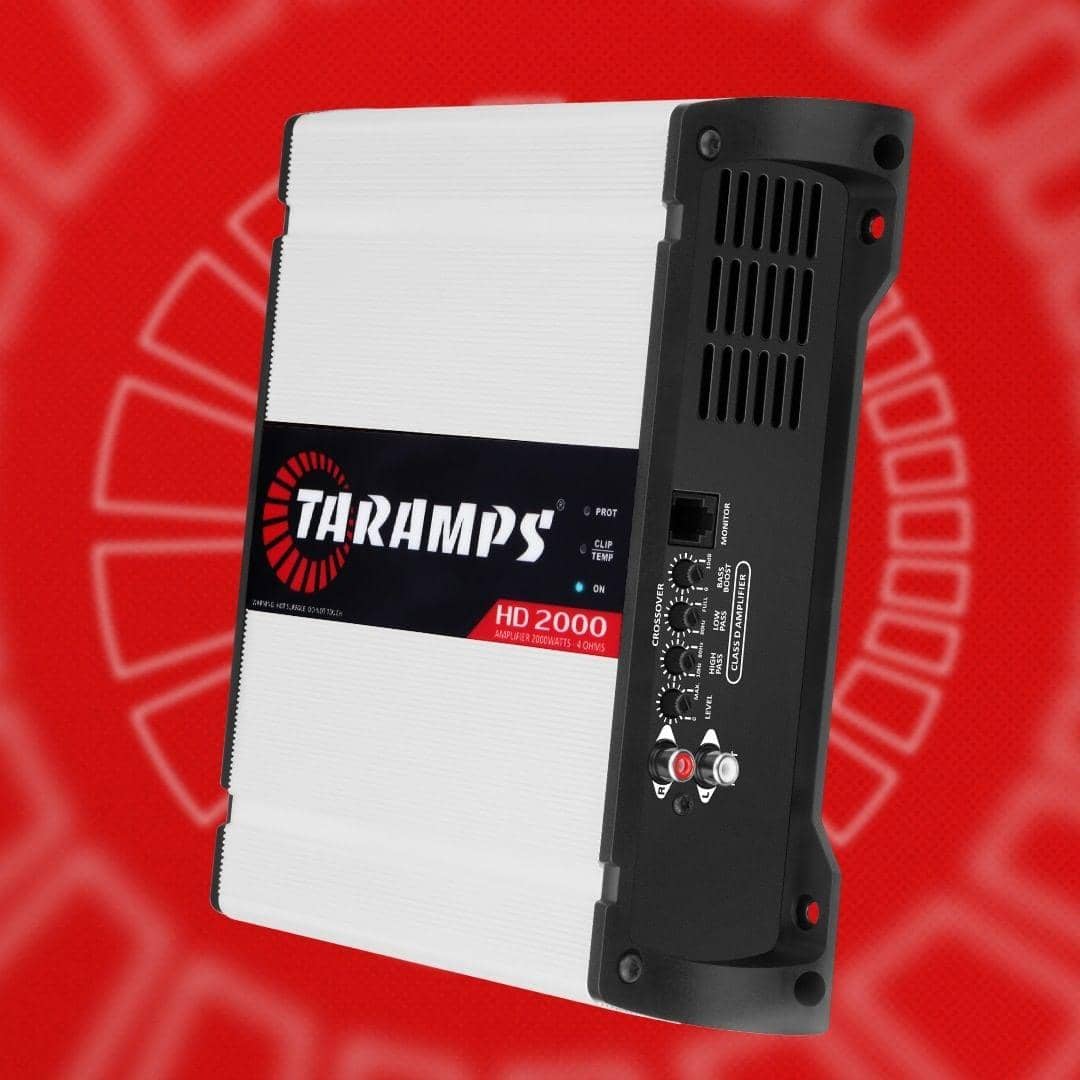 modulo amplificador taramps hd 2000 rms 1 canal 1 2 e 4 ohms 66