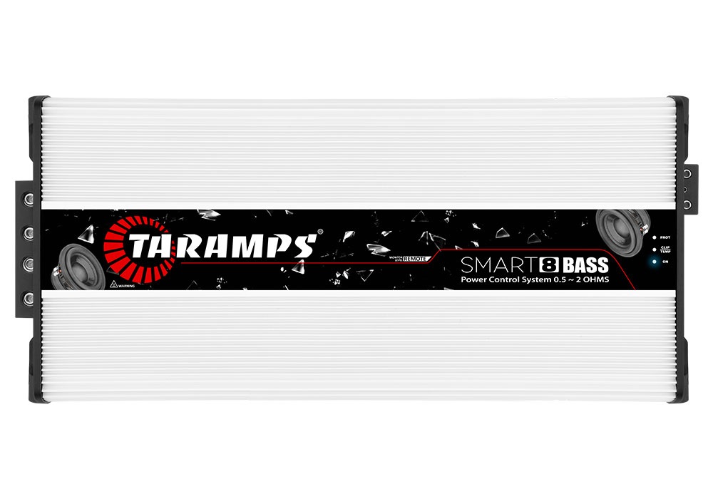 modulo amplificador taramps smart bass 8 8000 rms 1 canal 0,5 2 ohms 3